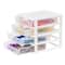 IRIS White 4-Drawer Desktop Plastic Drawer Organizer